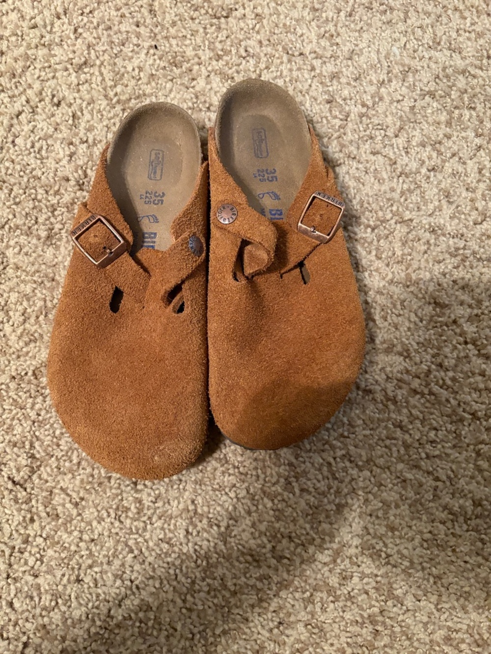 Birkenstock Boston 2.0 suede mules